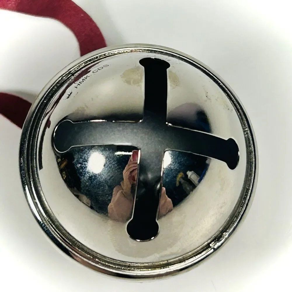 2007 HALLMARK Keepsake POLAR EXPRESS SANTA'S SLEIGH BELL Christmas Ornament